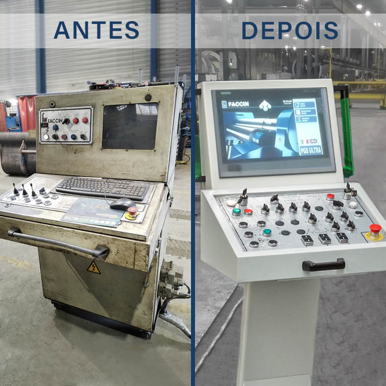 Faccin: comparison of an old CNC with the innovative Siemens CNC PGS Ultra
