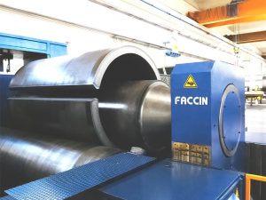 Faccin 3 Roll Variable Geometry Plate Bending Roll HAV for thick plates