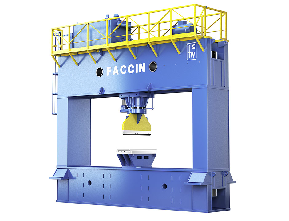 Faccin pps shipbuilding hydraulic portal press
