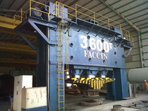 Faccin dished ends presses 3600 Tons PPM+MA